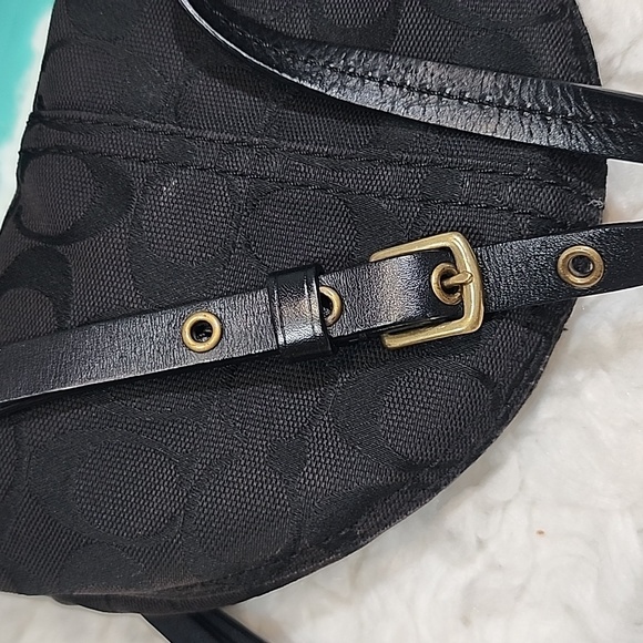 Coach Y2K Signature Mini Crossbody Swingpack Black Jacquard Bag - Picture 16 of 17